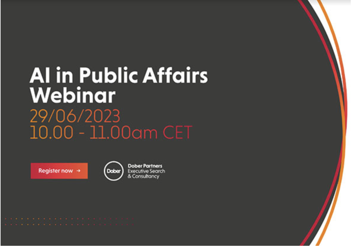 Ai In Public Affairs Webinar Dober Partners